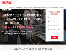 Tablet Screenshot of microcair.com
